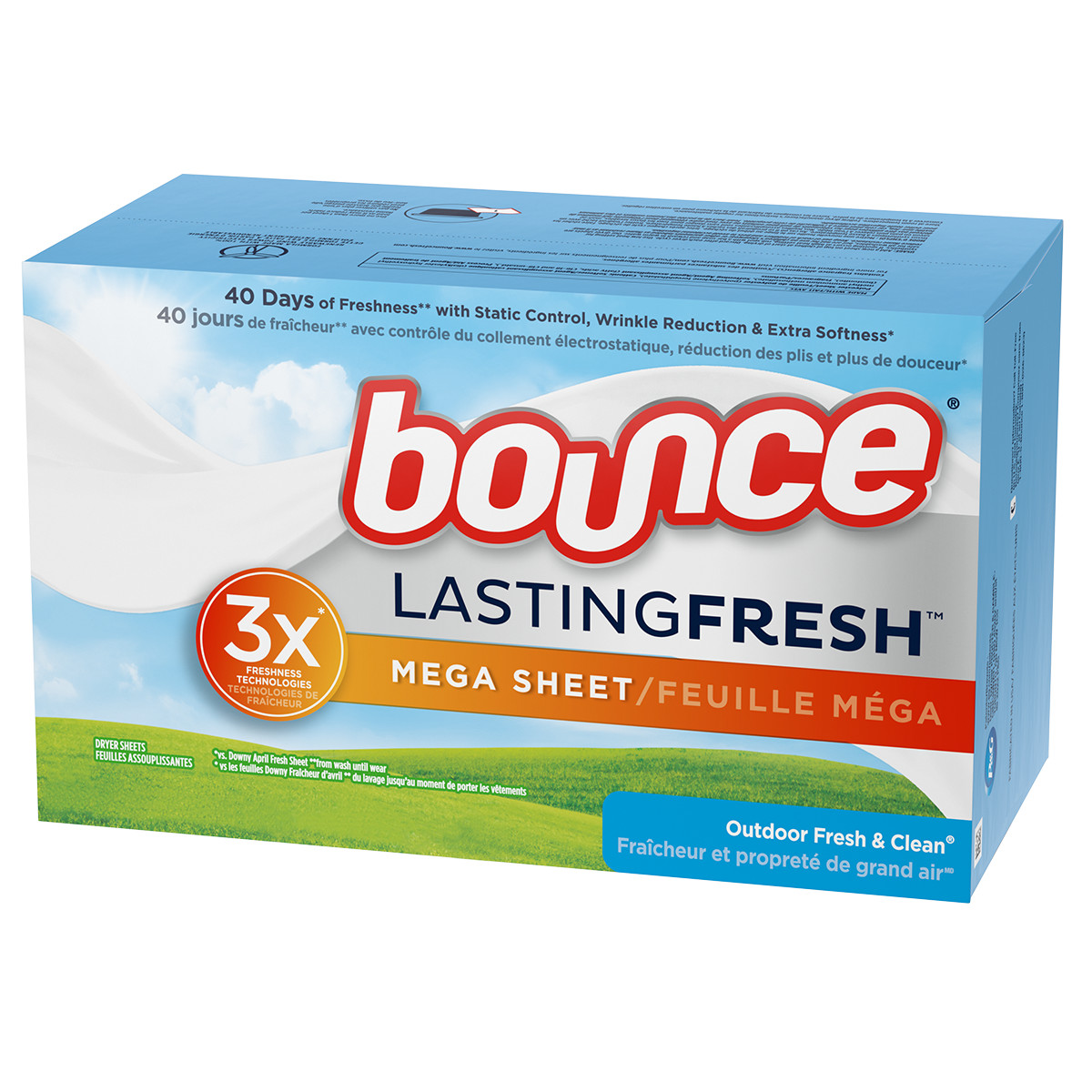 Bounce Lasting Fresh Dryer Sheets