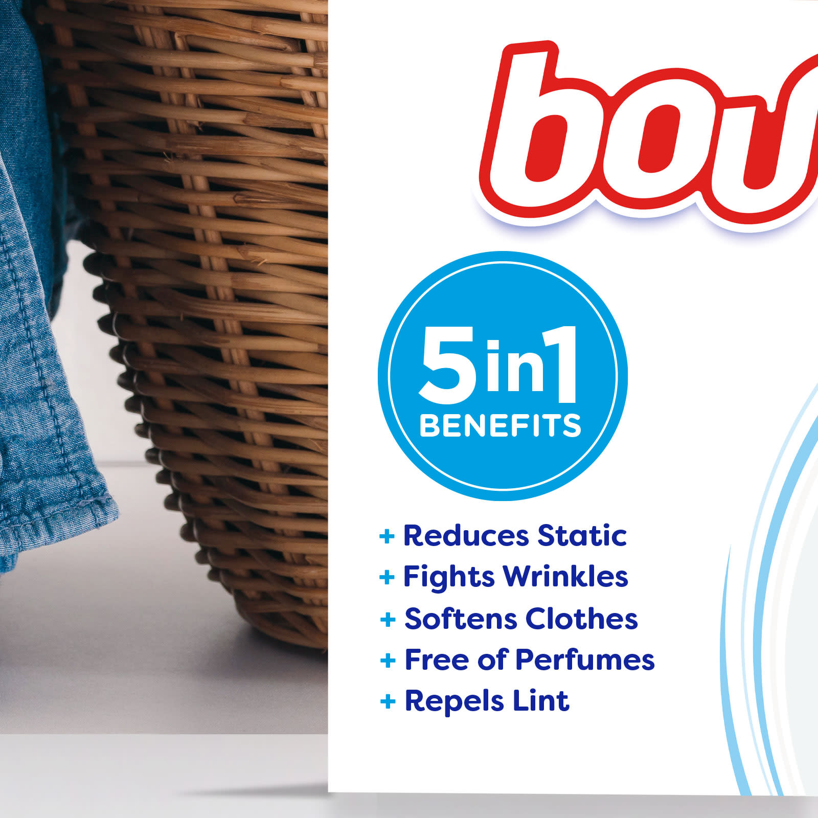 Bounce® Free & Gentle Fabric Softener Dryer Sheets