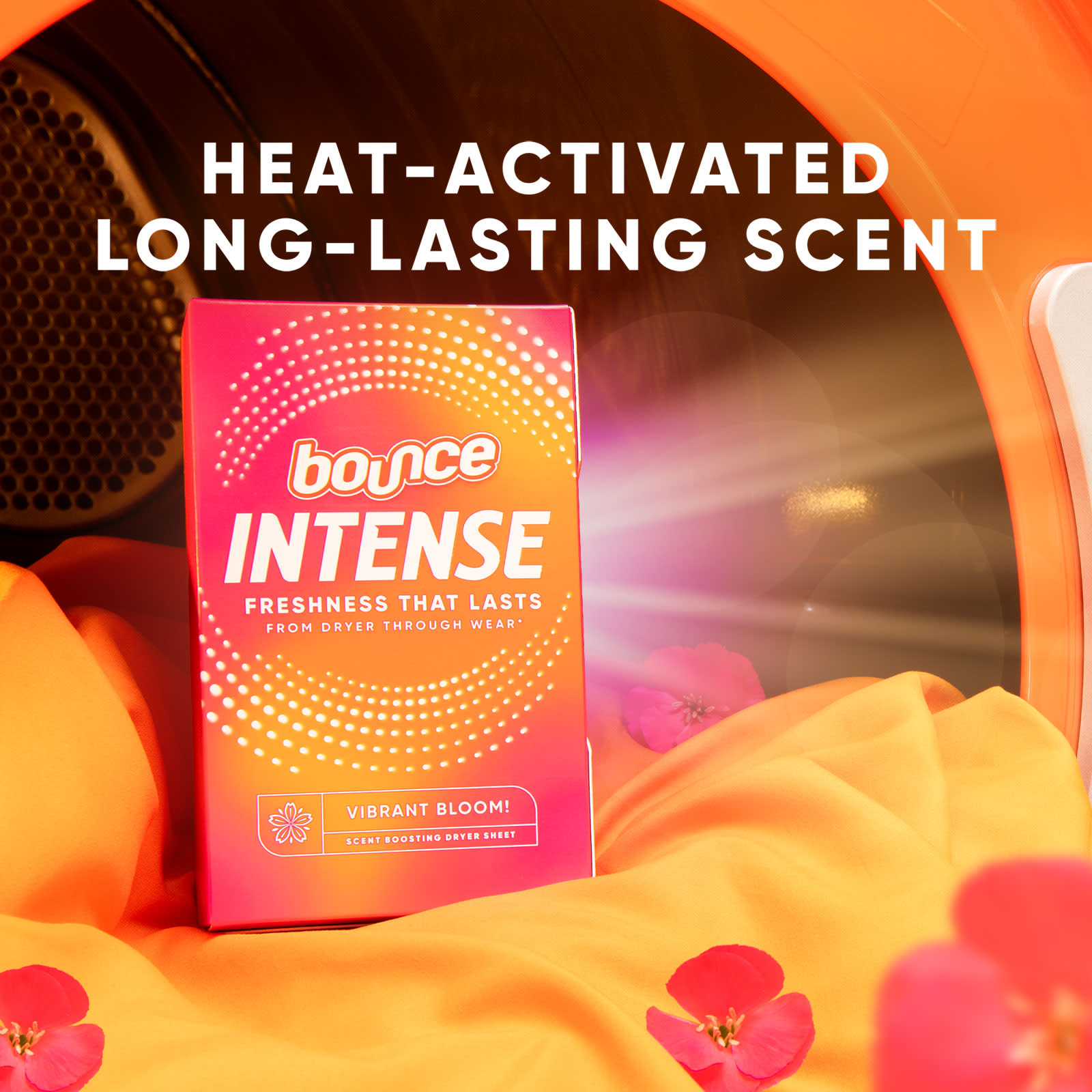 PDP - Bounce Intense Vibrant Bloom Dryer Sheets - SI5