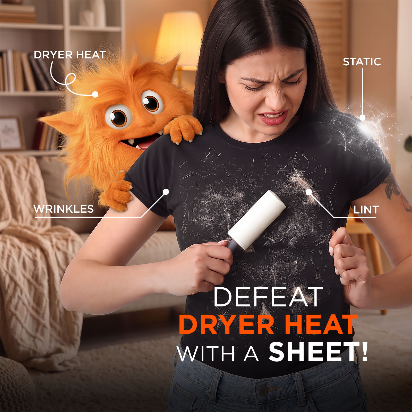 Bounce® Free & Gentle™ Fabric Softener Dryer Sheets