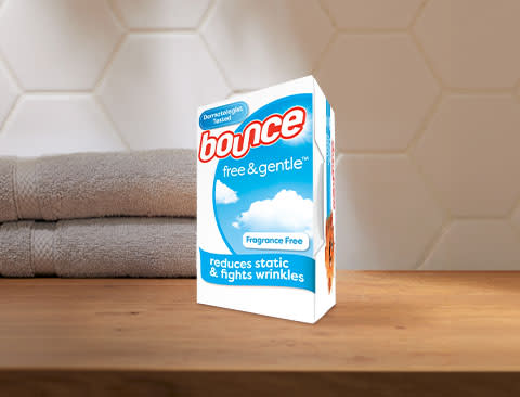 Bounce® Free & Gentle Fabric Softener Dryer Sheets