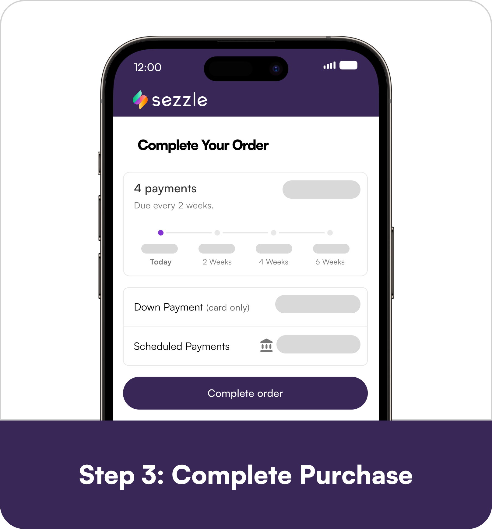 Step 3: Complete Purchase