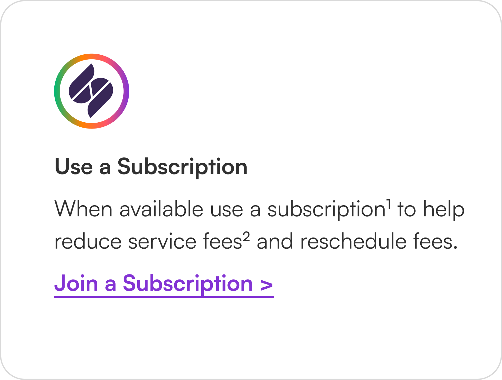 Use a Subscription