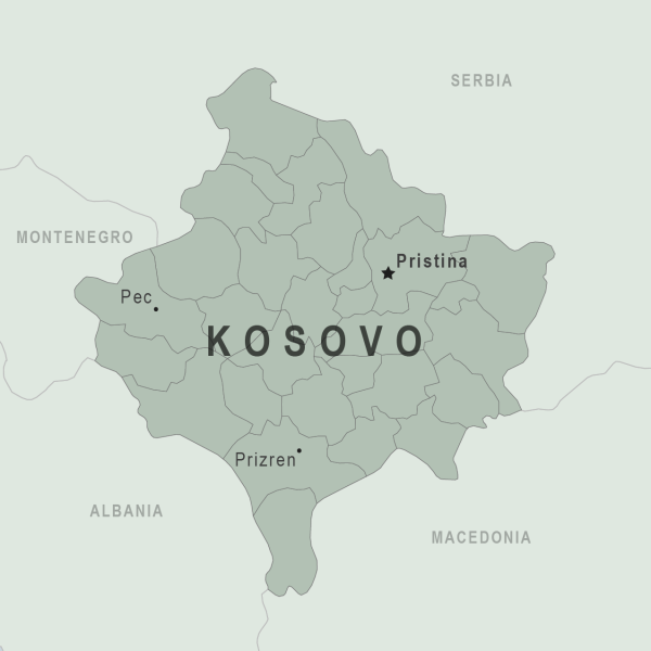 Kosovo Map