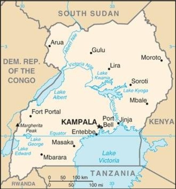 Uganda Map