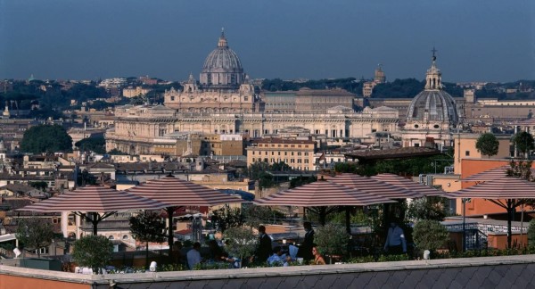 Cielo rooftop Hotel de la Ville Rome