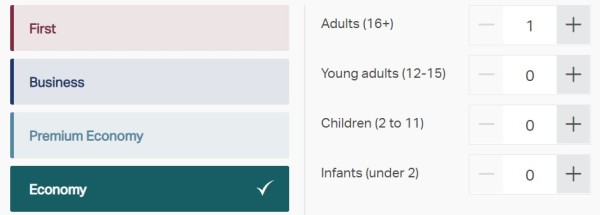 Types of Fares