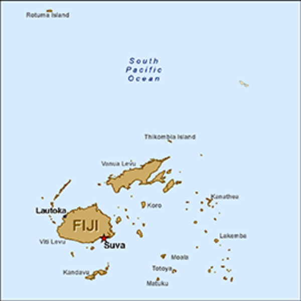 Fiji Map