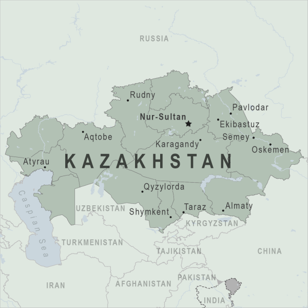 Kazakhstan Map