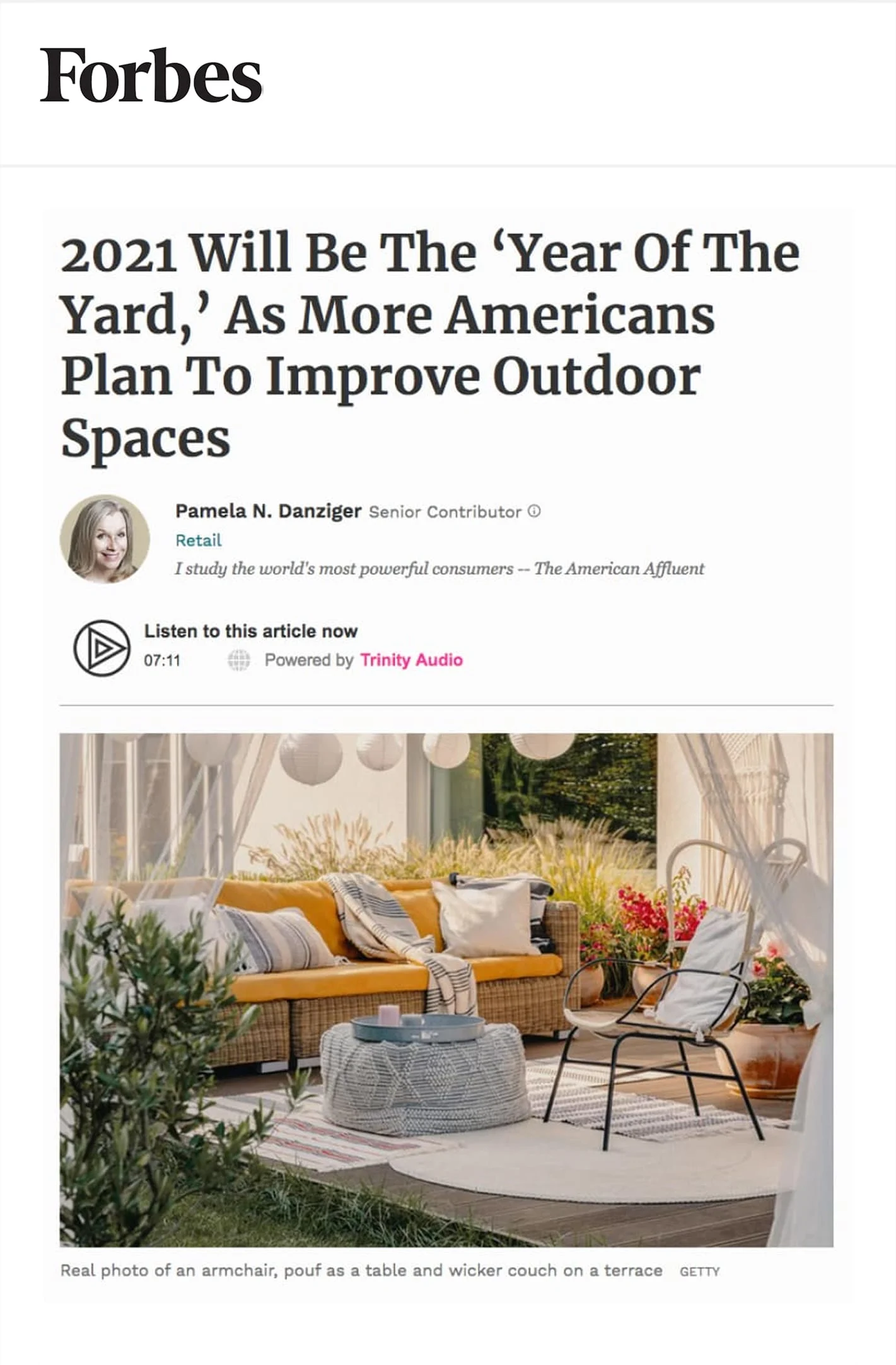 Forbes Press Article