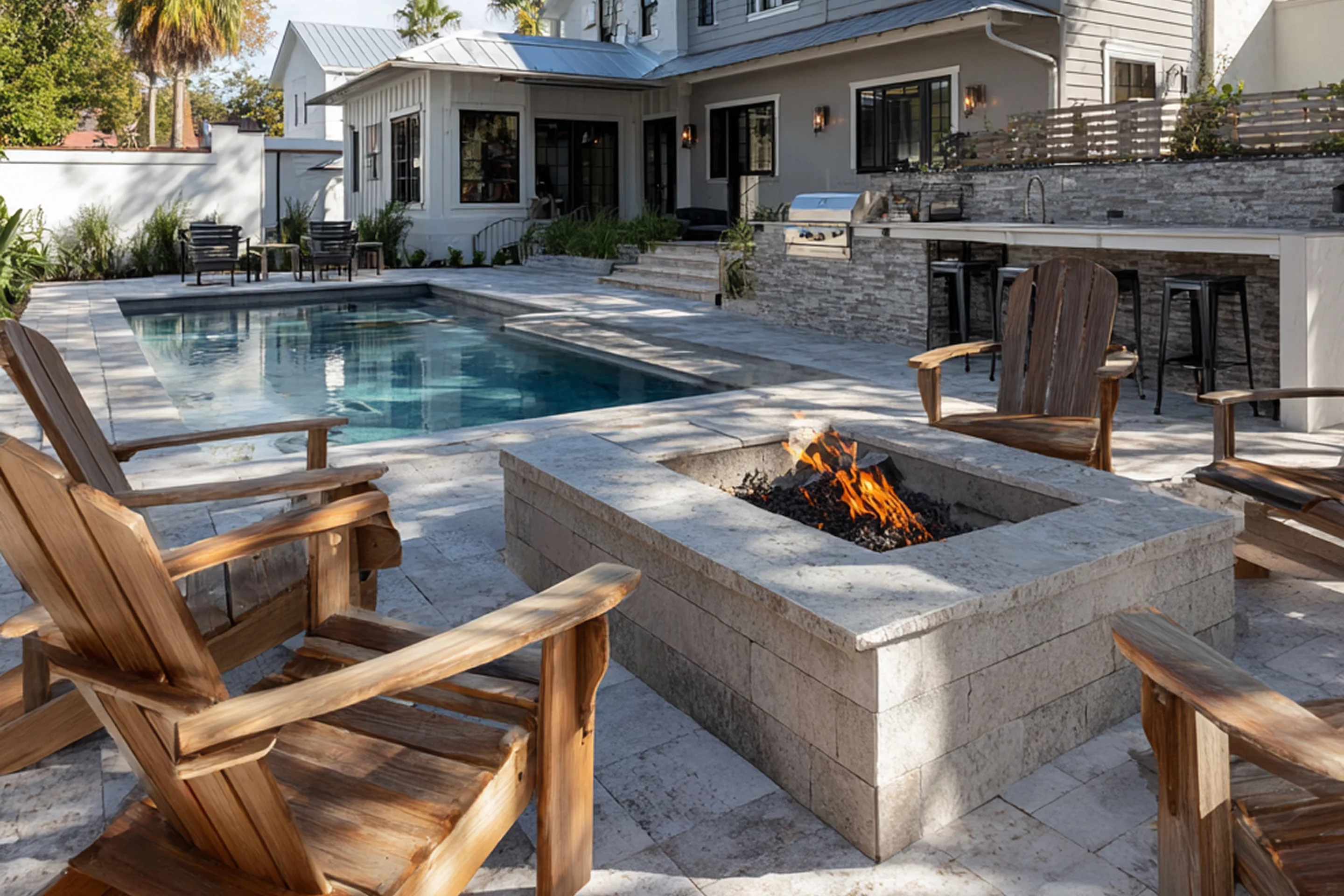 Residential Landscape Design \u0026 Build in Winter Park, FL | Yardzen, image size:3840x2560