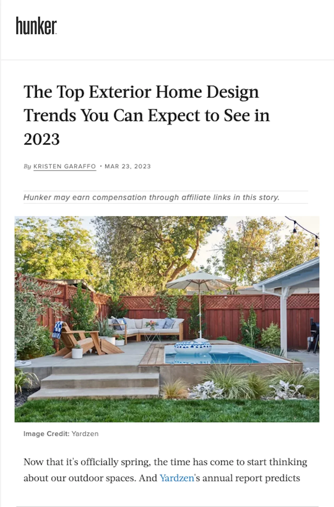 Hunker Press Article