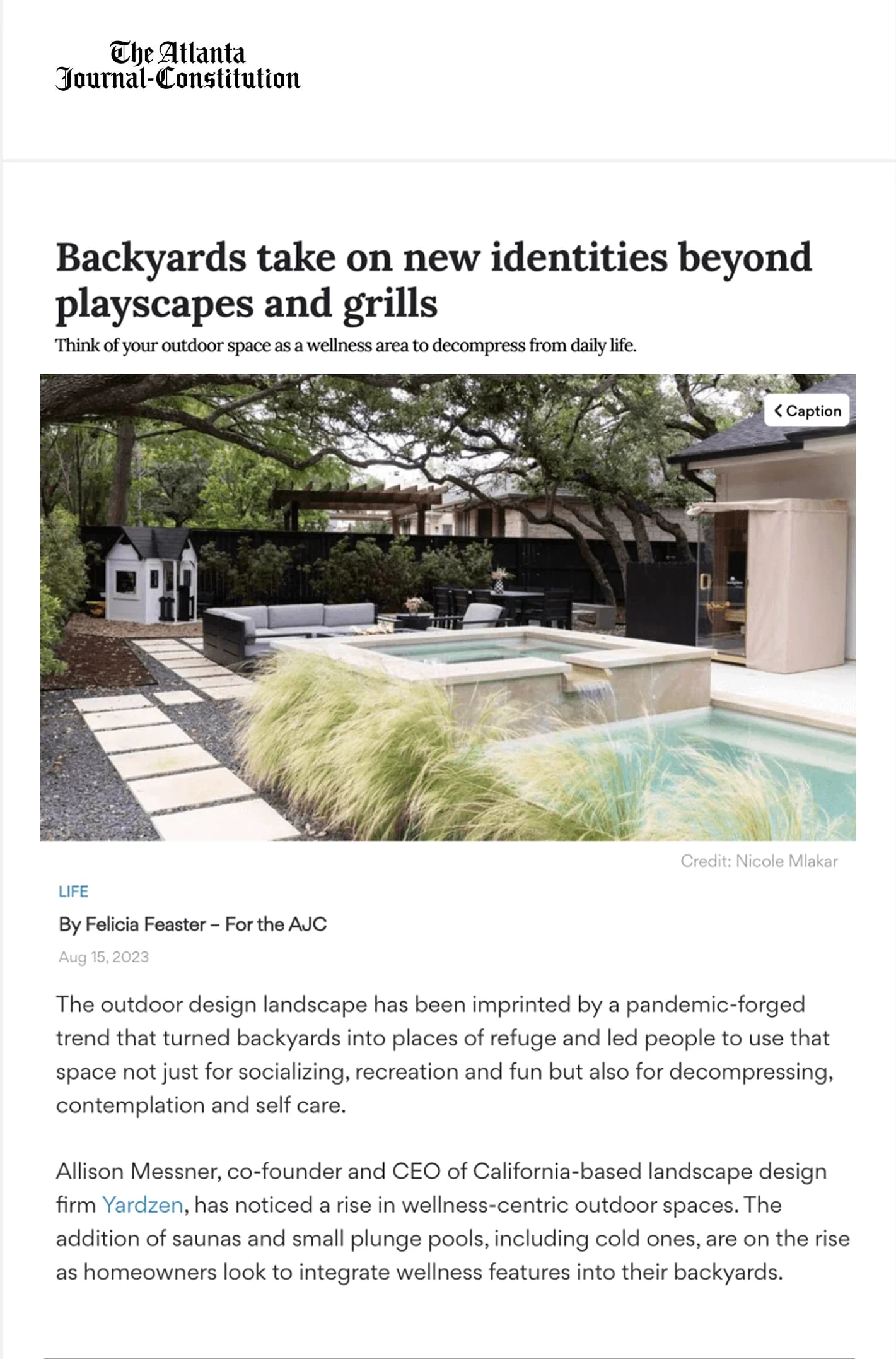 The Atlanta Journal article