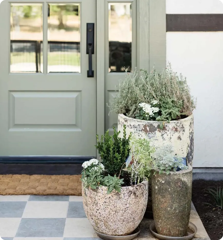  standing plant pots