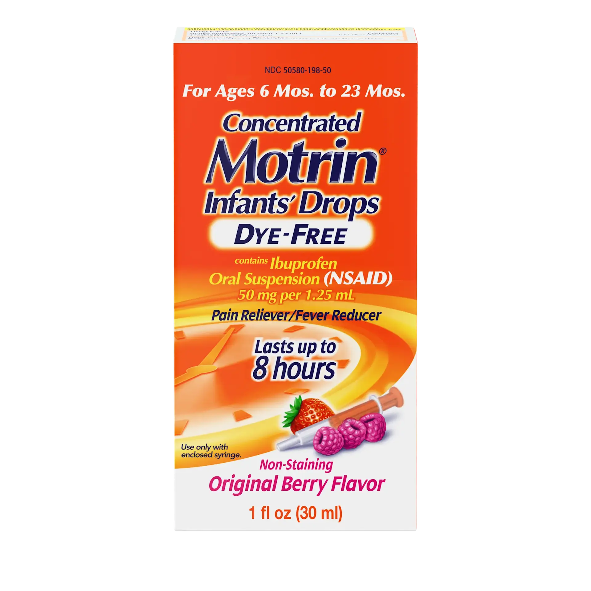 Infants' MOTRIN® Concentrated Drops Dye-Free