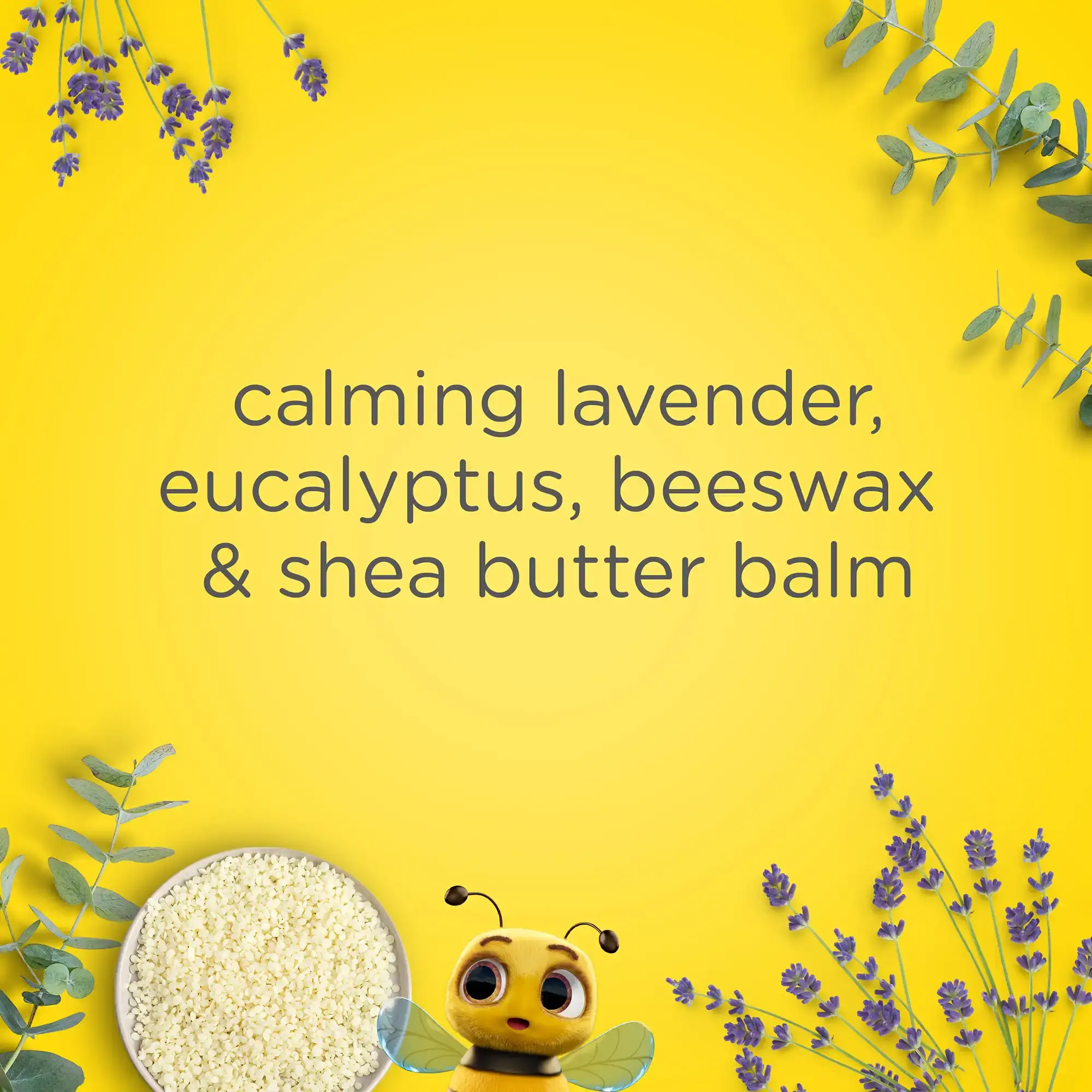 Zarbees Baby Chest Rub with calming lavender, eucalyptus, beeswax and shea butter balm.