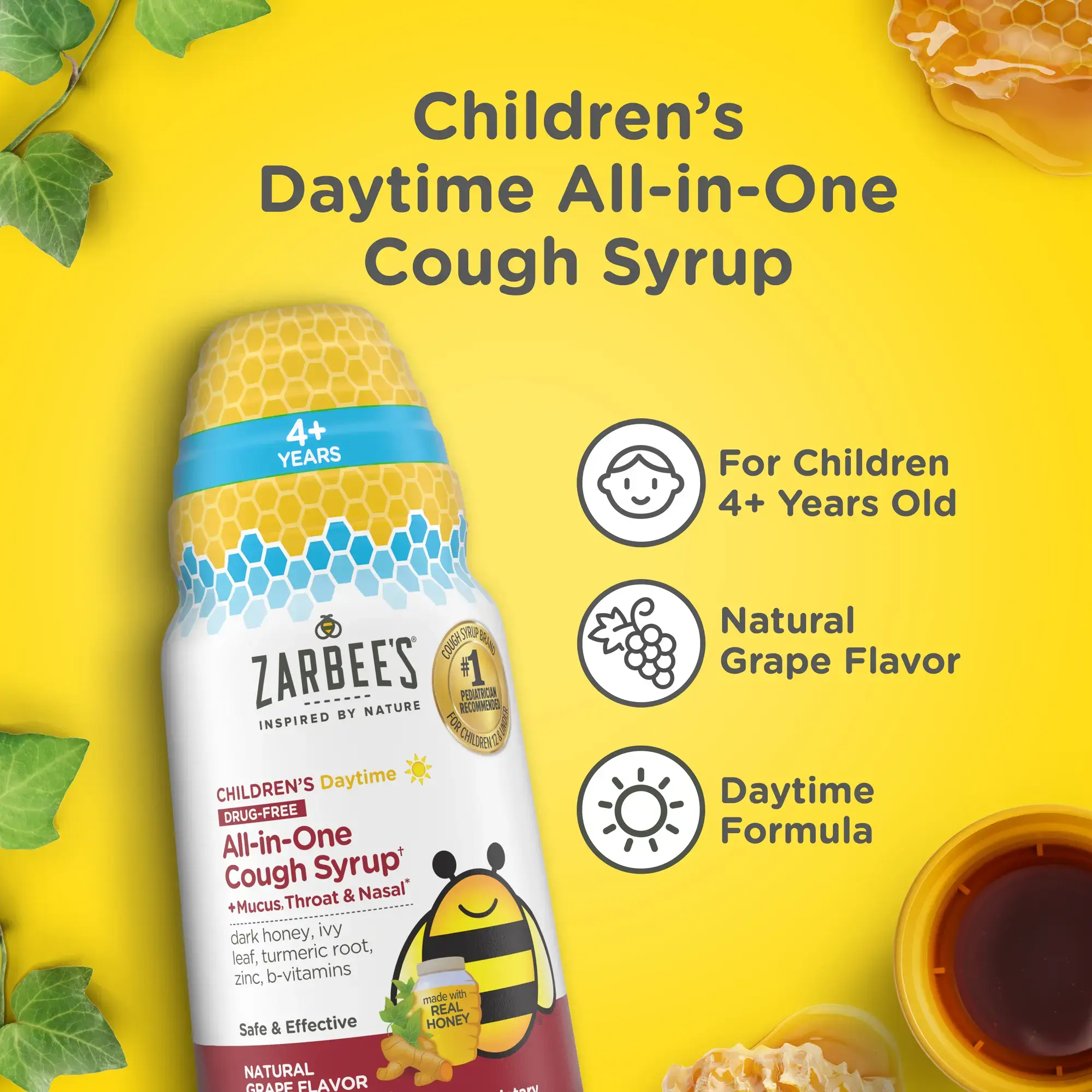 Zarbee's Children’s Daytime All-in-One Cough Syrup