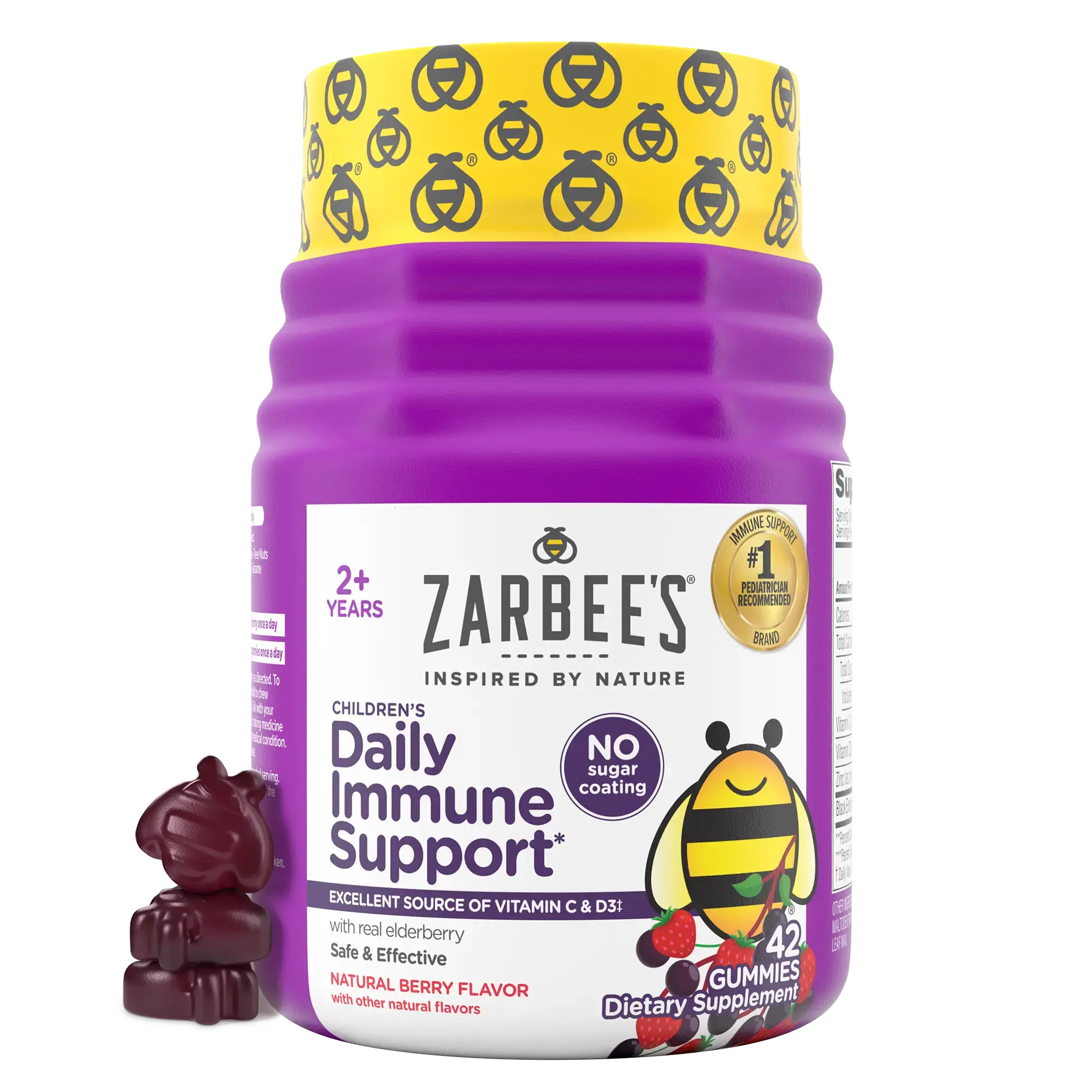 Front of Pack Child Daily Immune Support Gummies