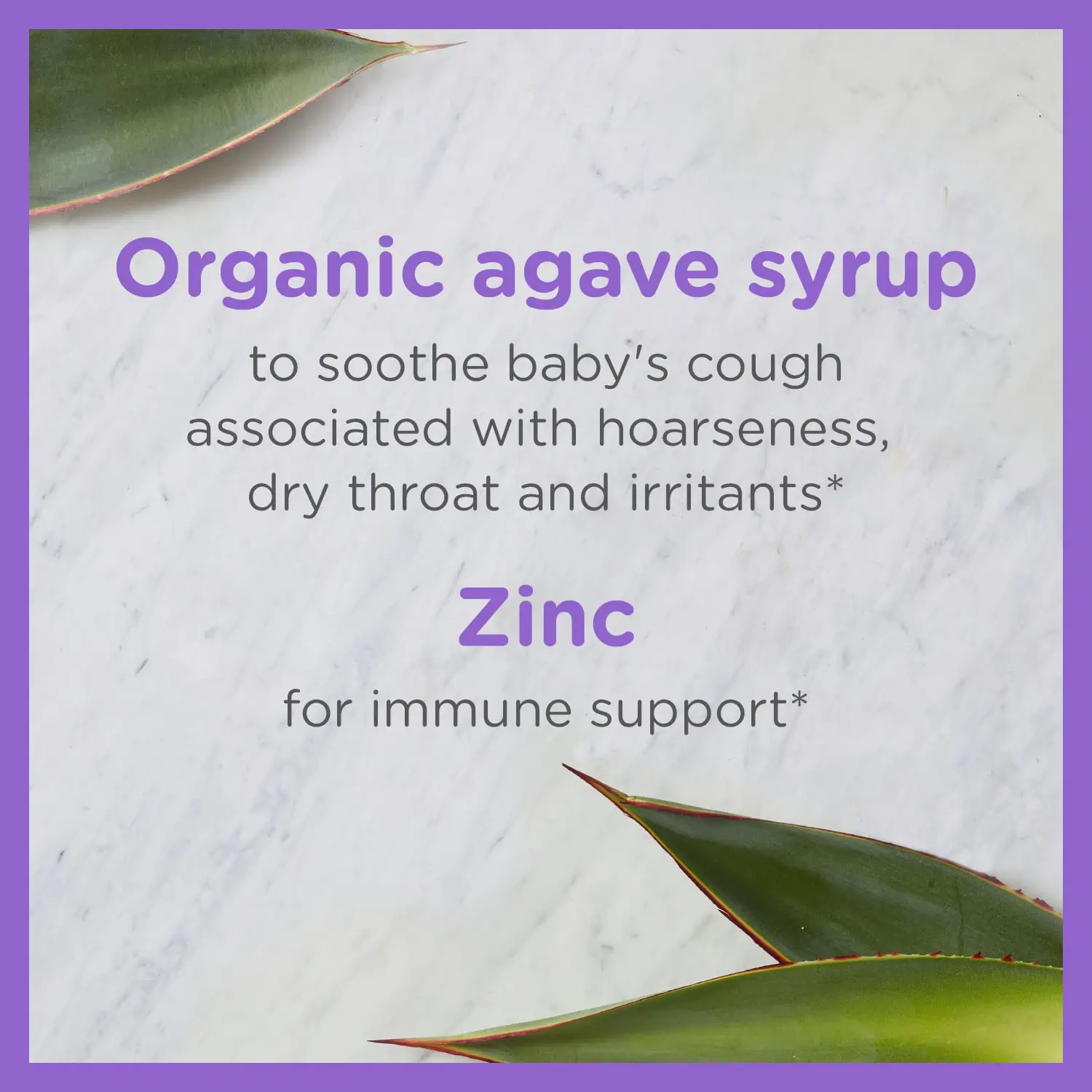 Baby Cough Syrup + Immune with Agave