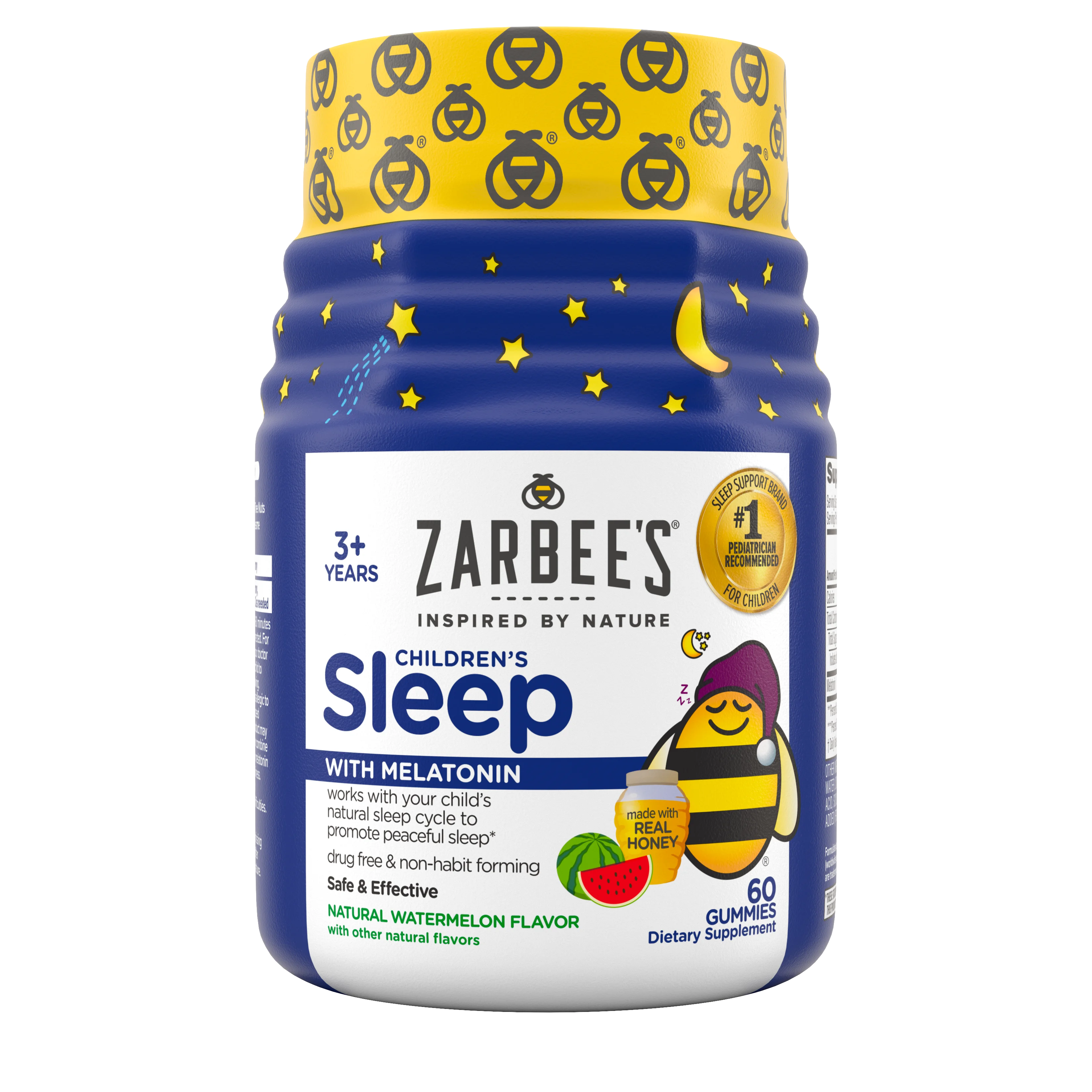 Front of Zarbee's® Children's Sleep Melatonin gummies bottle