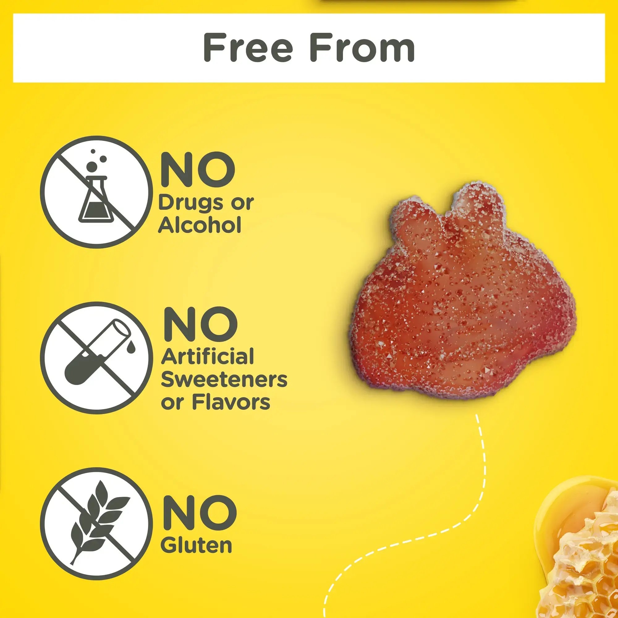 Sleep with Melatonin Gummy Free From