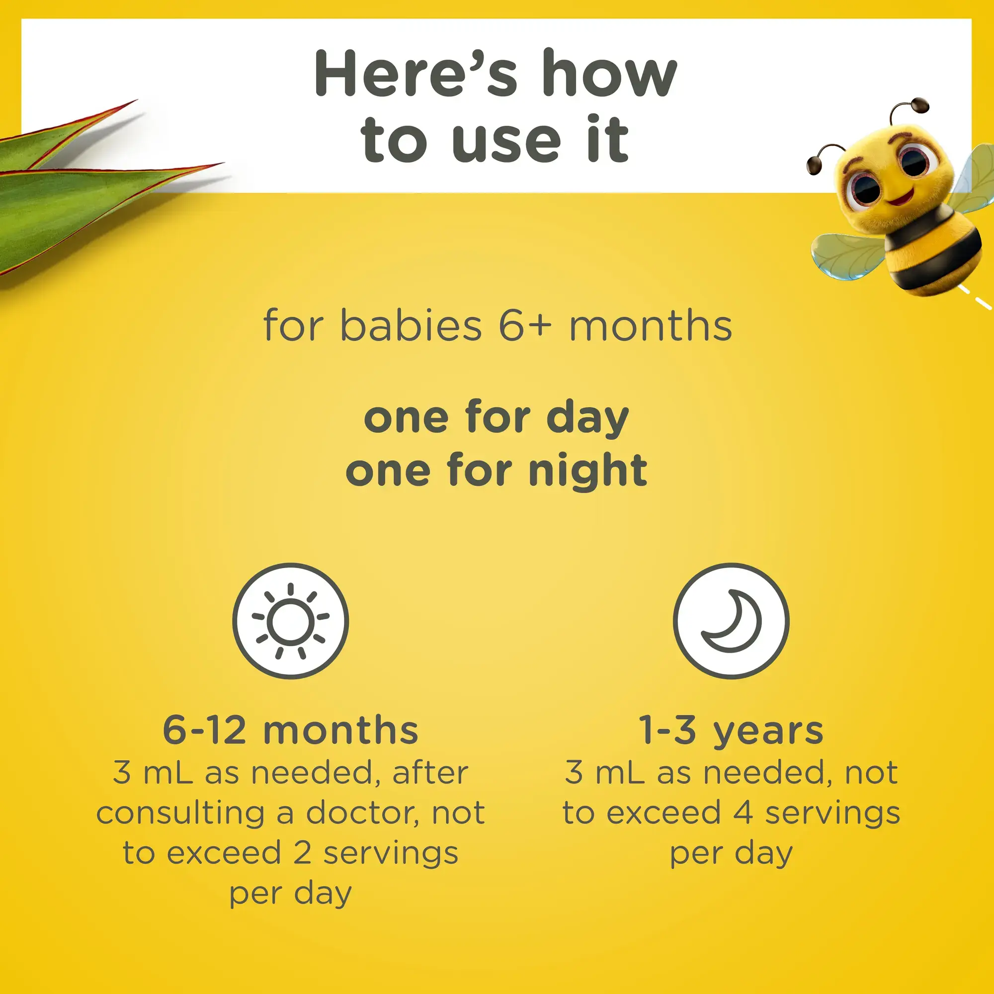 Baby Cough + Immune with Agave Day & Night Value Pack