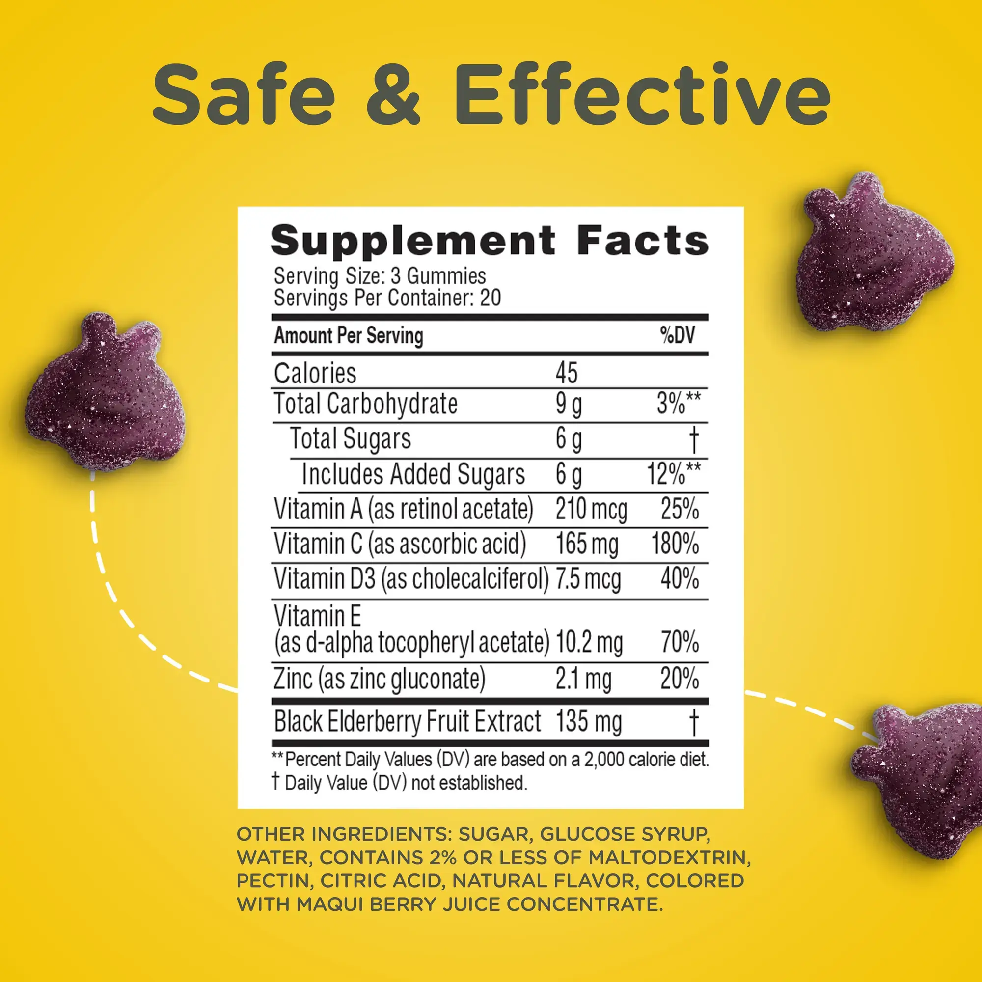 Elderberry Immune Support Gummy
