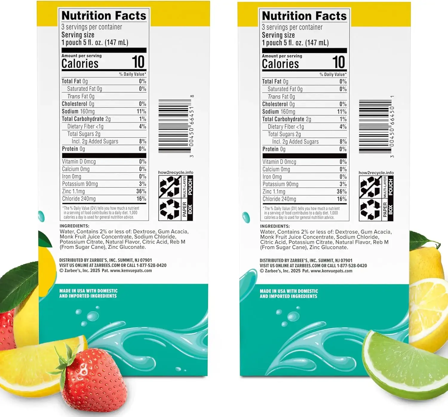 Hydration Pack Bundle Facts