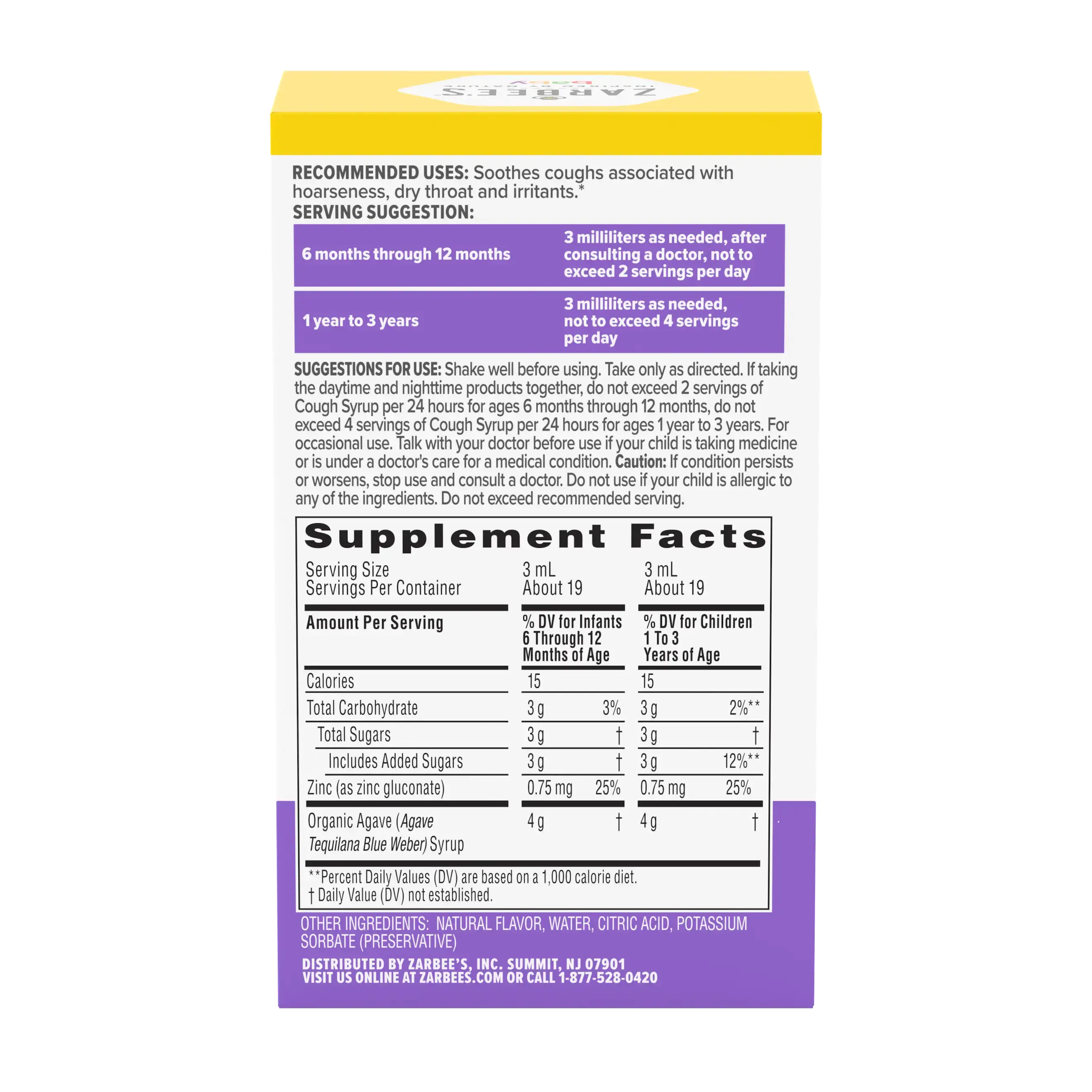 Supplement facts