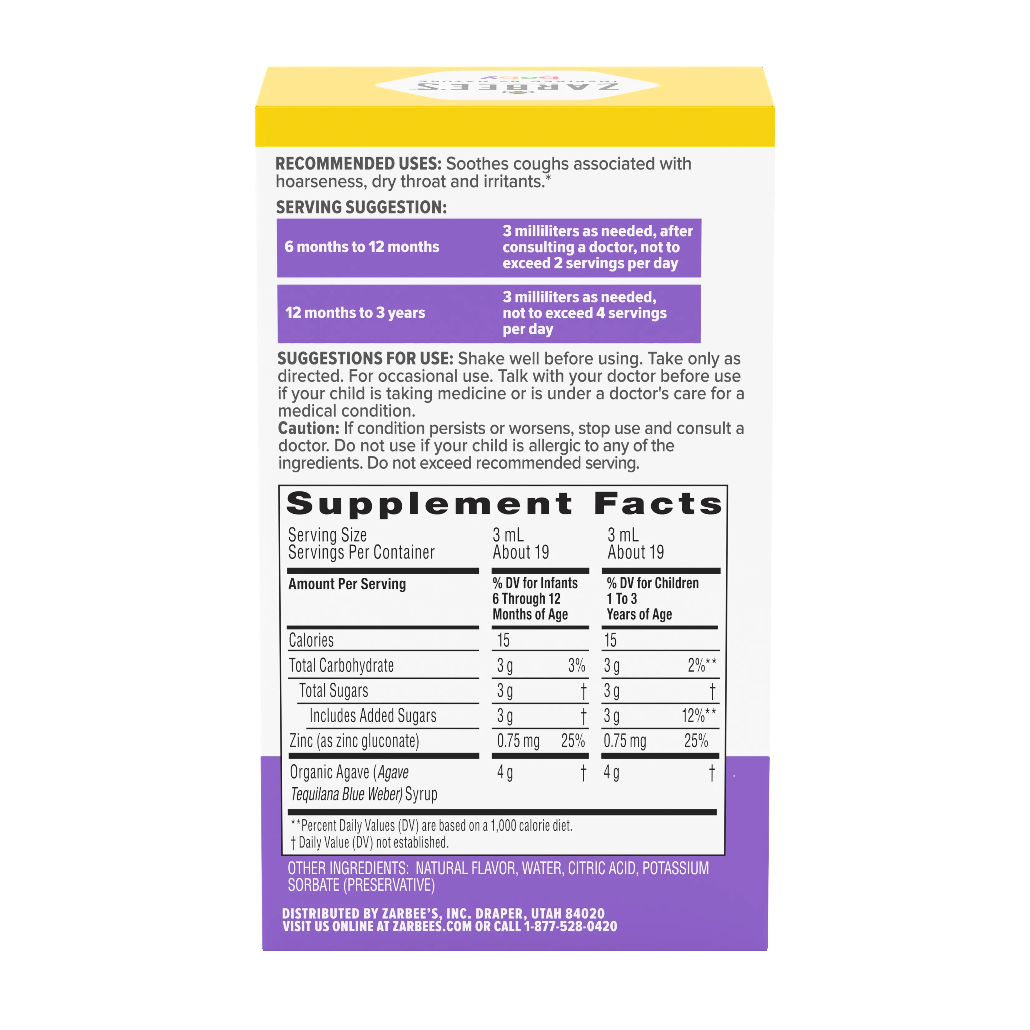 Supplement facts