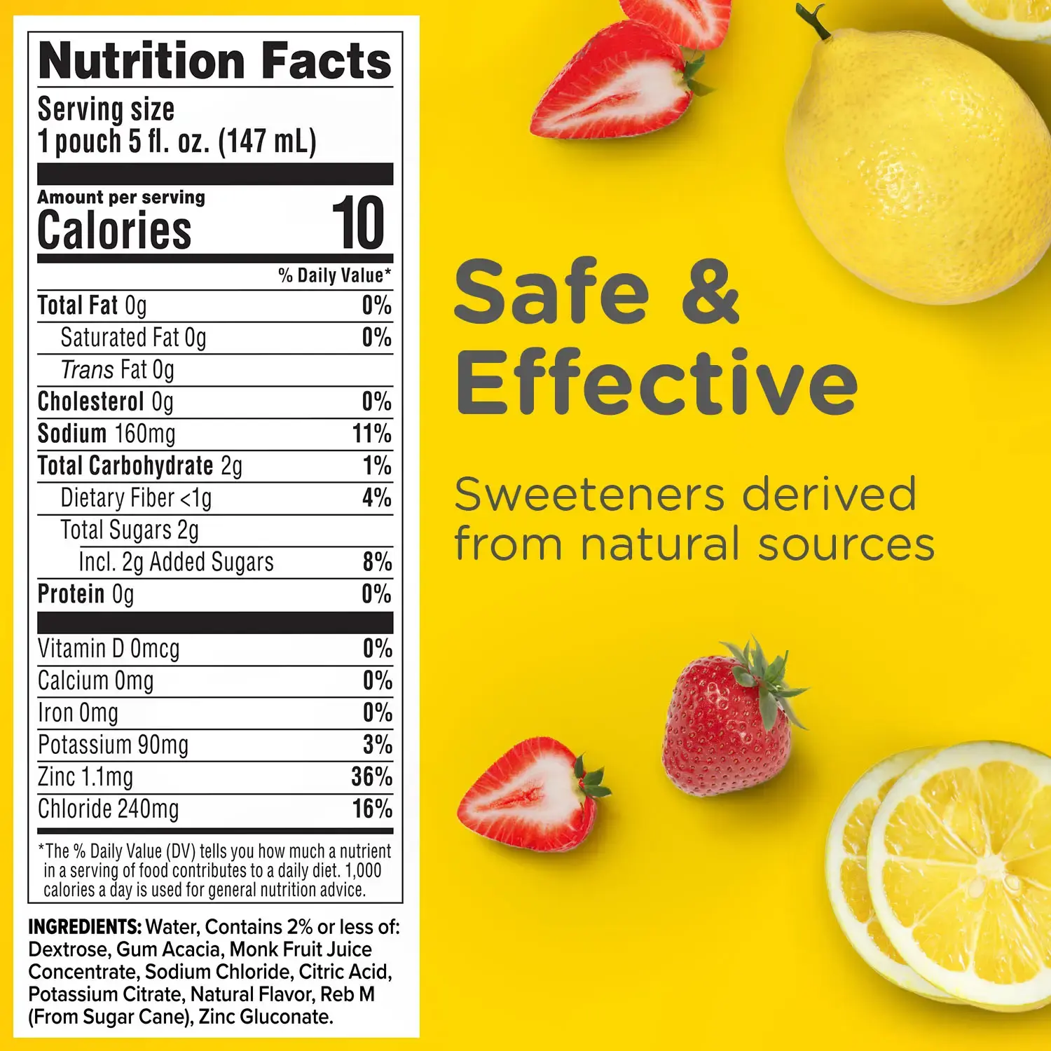 Triple Action Hydration Electrolyte Drink, Strawberry Lemonade
