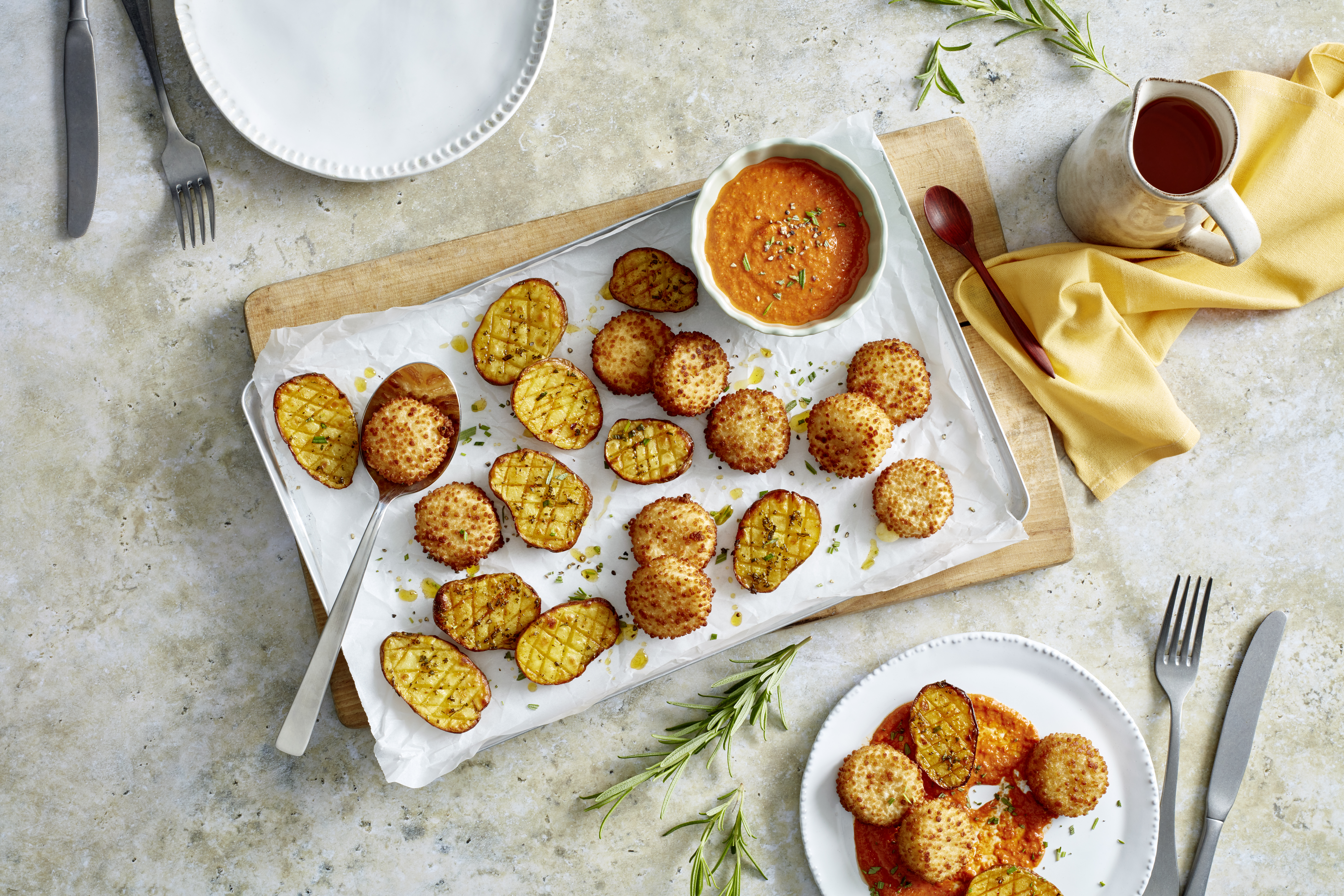 Leerdammer PR LRD KnusperMinis Snacky-Rosmarin-Kartoffel-Knuspies - Ohne Packshot