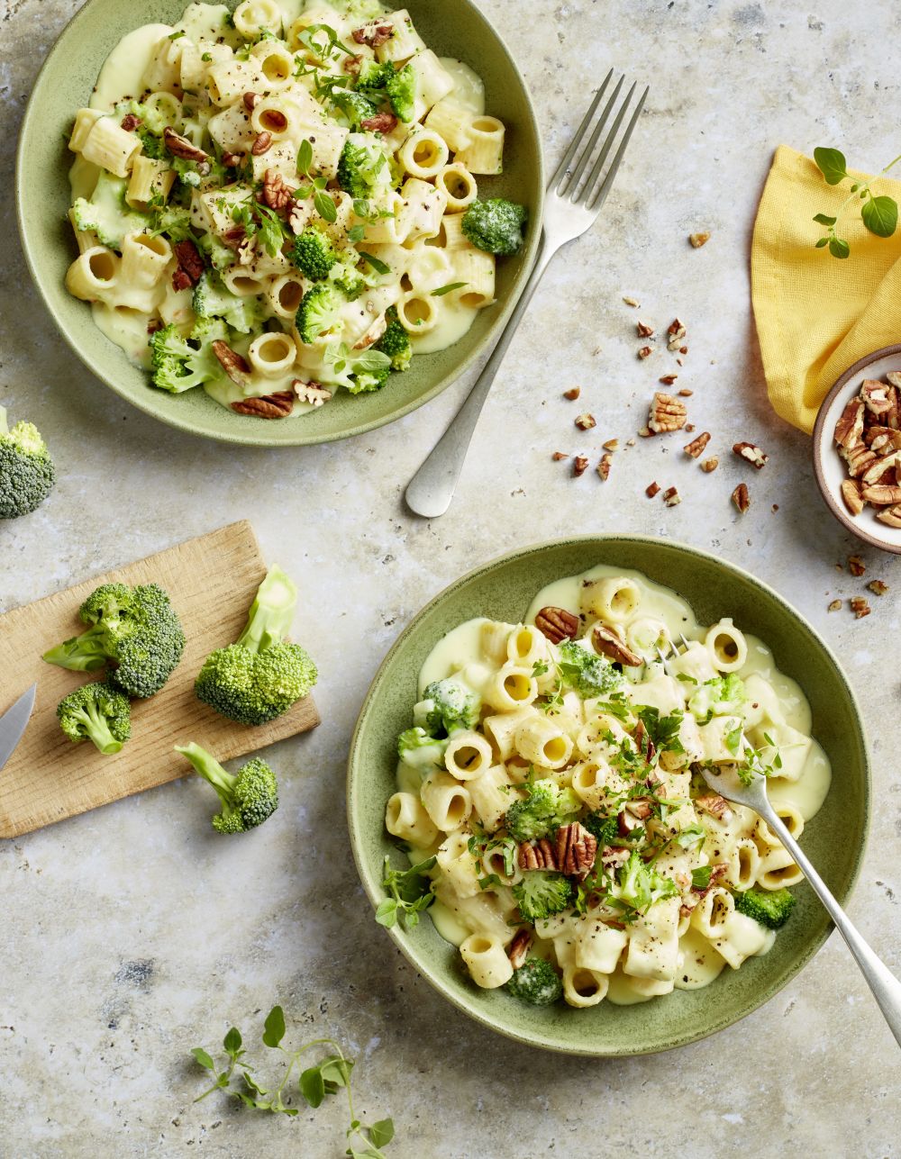 Drei-Käse-Brokkoli-Pasta 