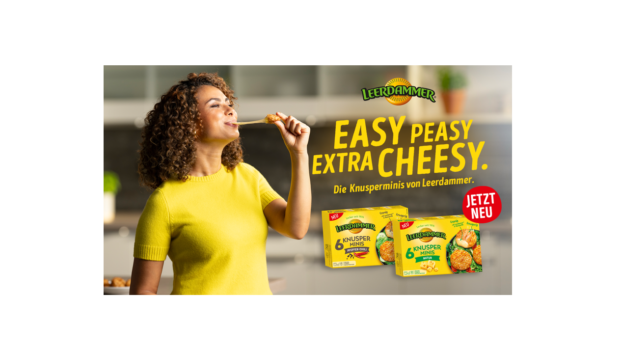 Leerdammer Knusperminis – easy peasy extra cheesy