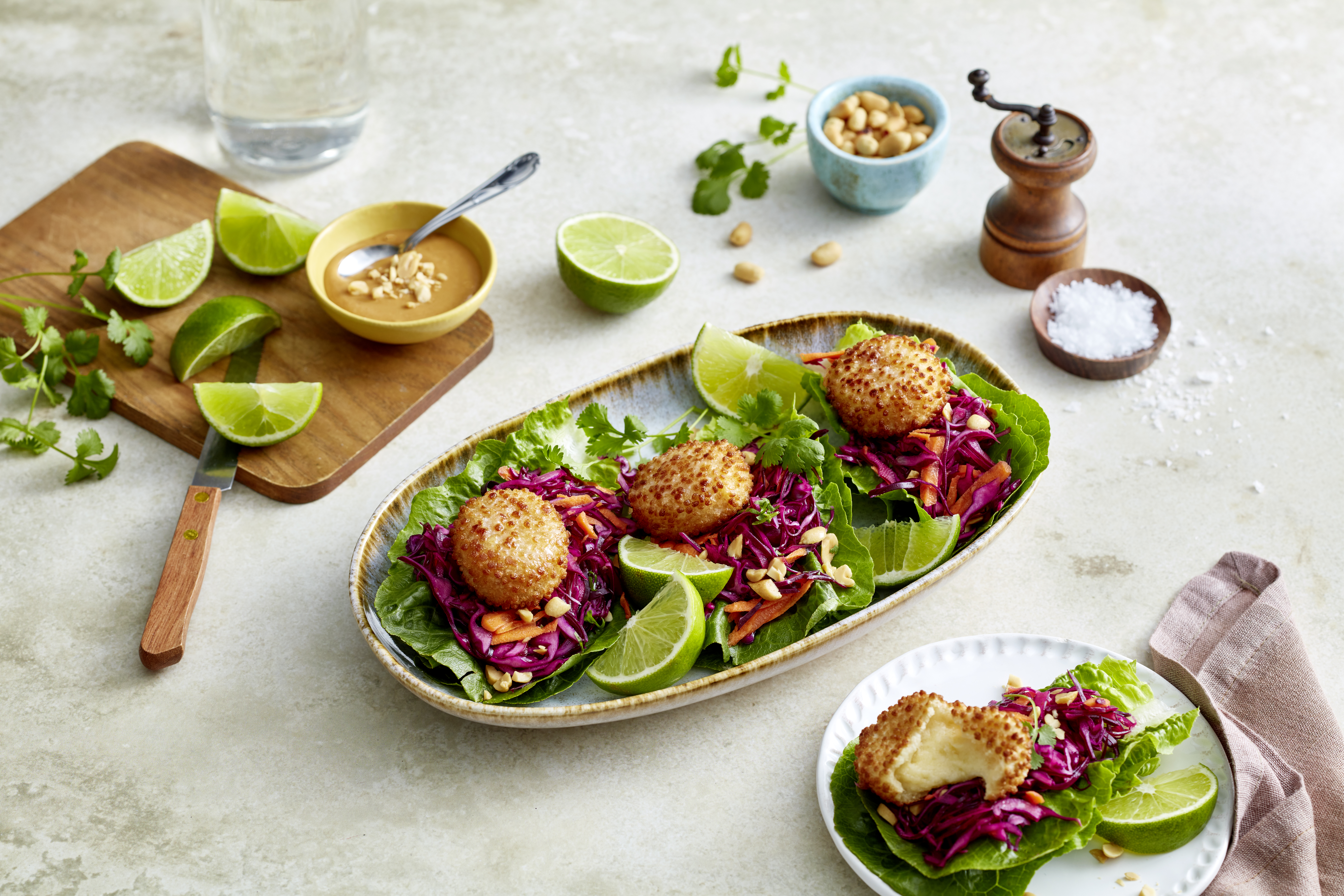 Leerdammer PR LRD KnusperMinis Loaded-Lettuce-Wraps - Ohne Packshot