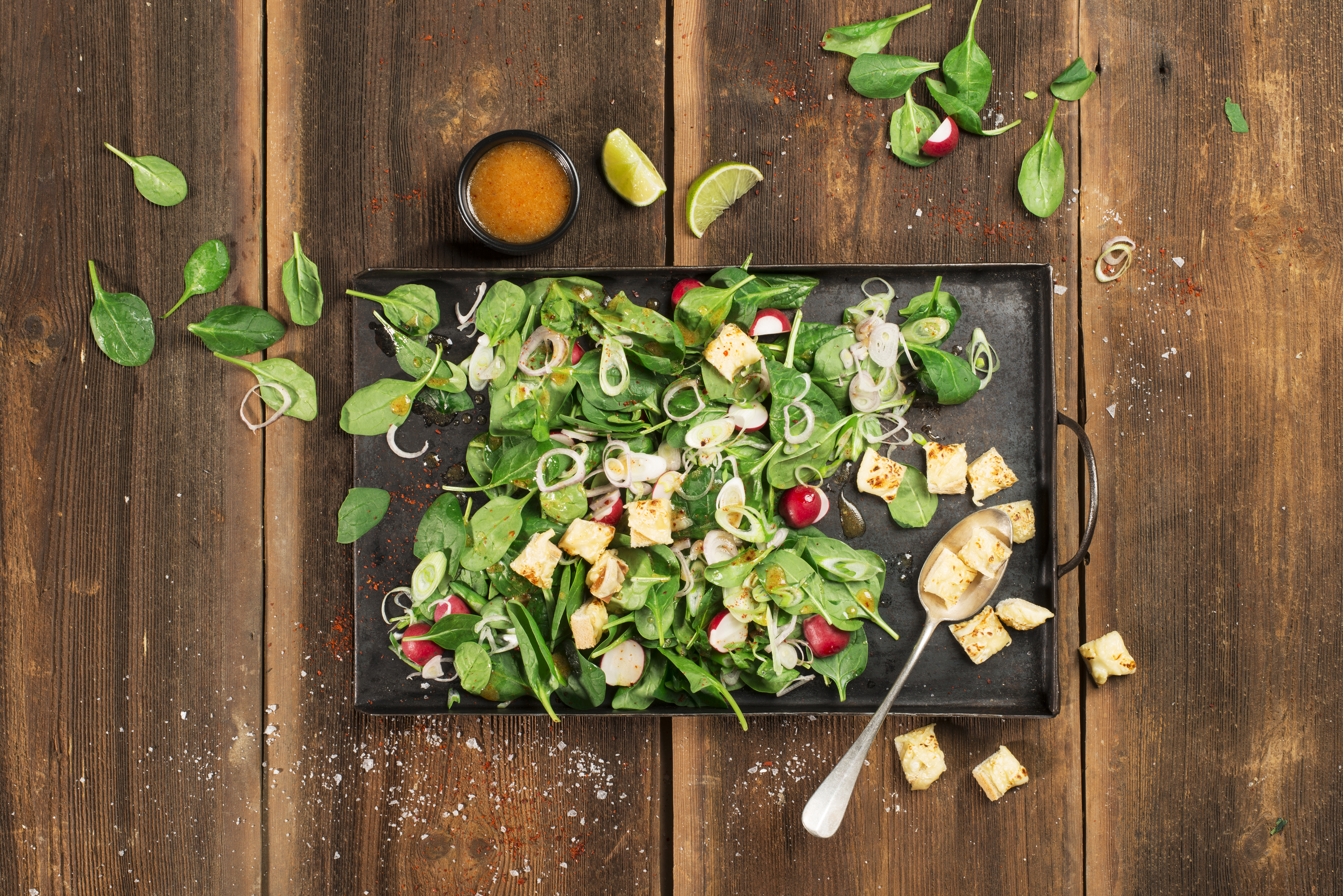 LRD Leger Scharfer Spinatsalat mittel