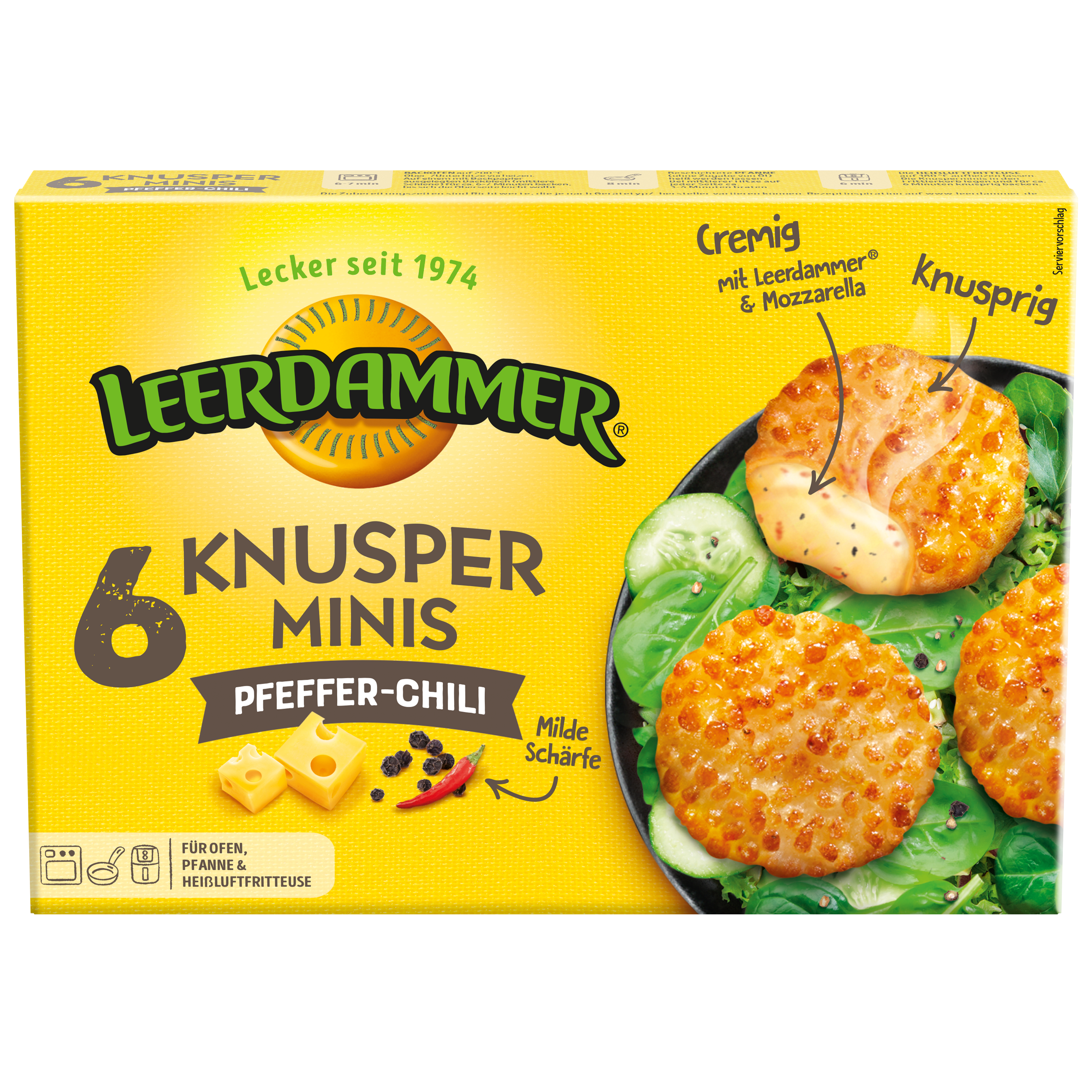 Leerdammer® Knusperminis Pfeffer-Chili