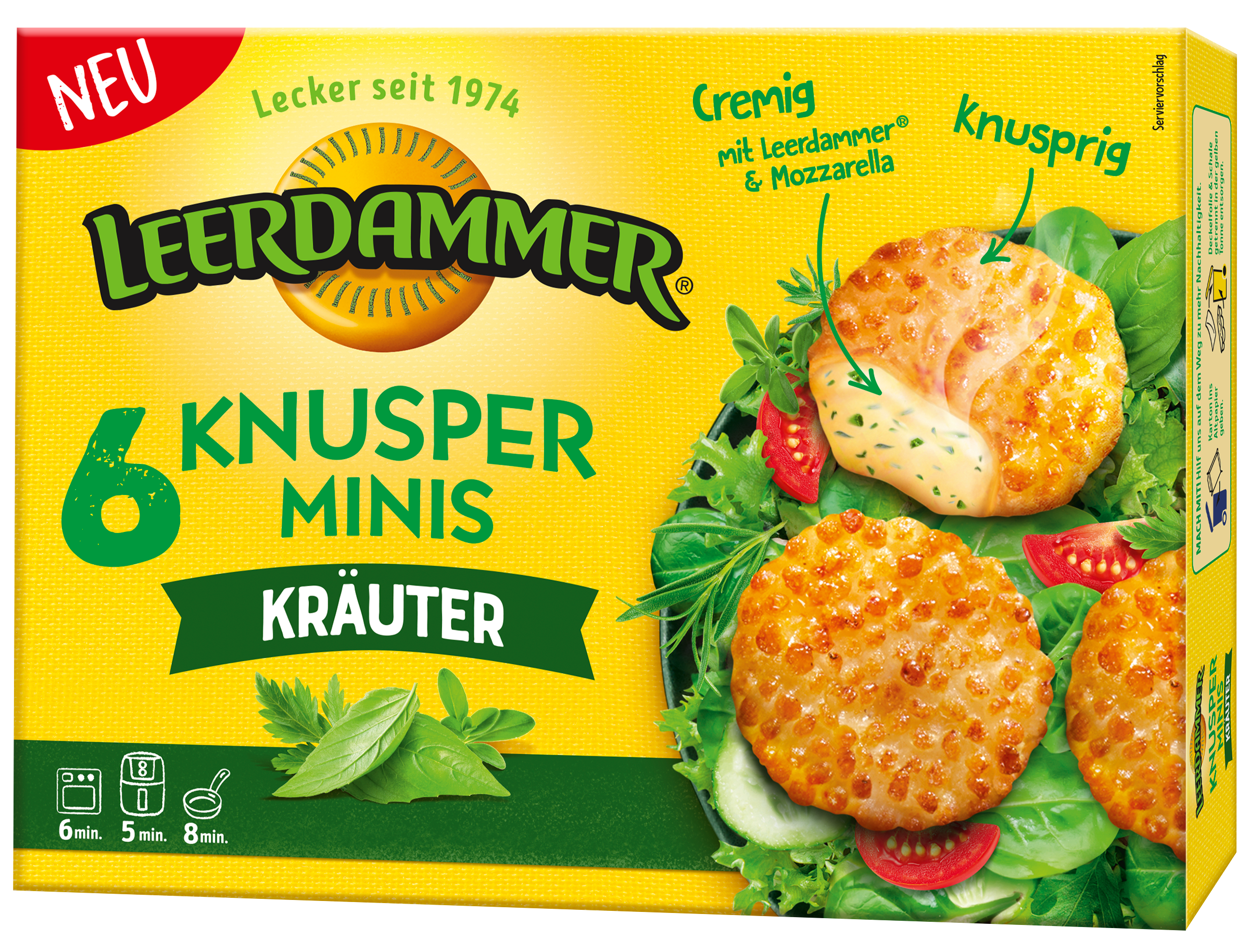 Knusperminis Kräuter Quer liegend