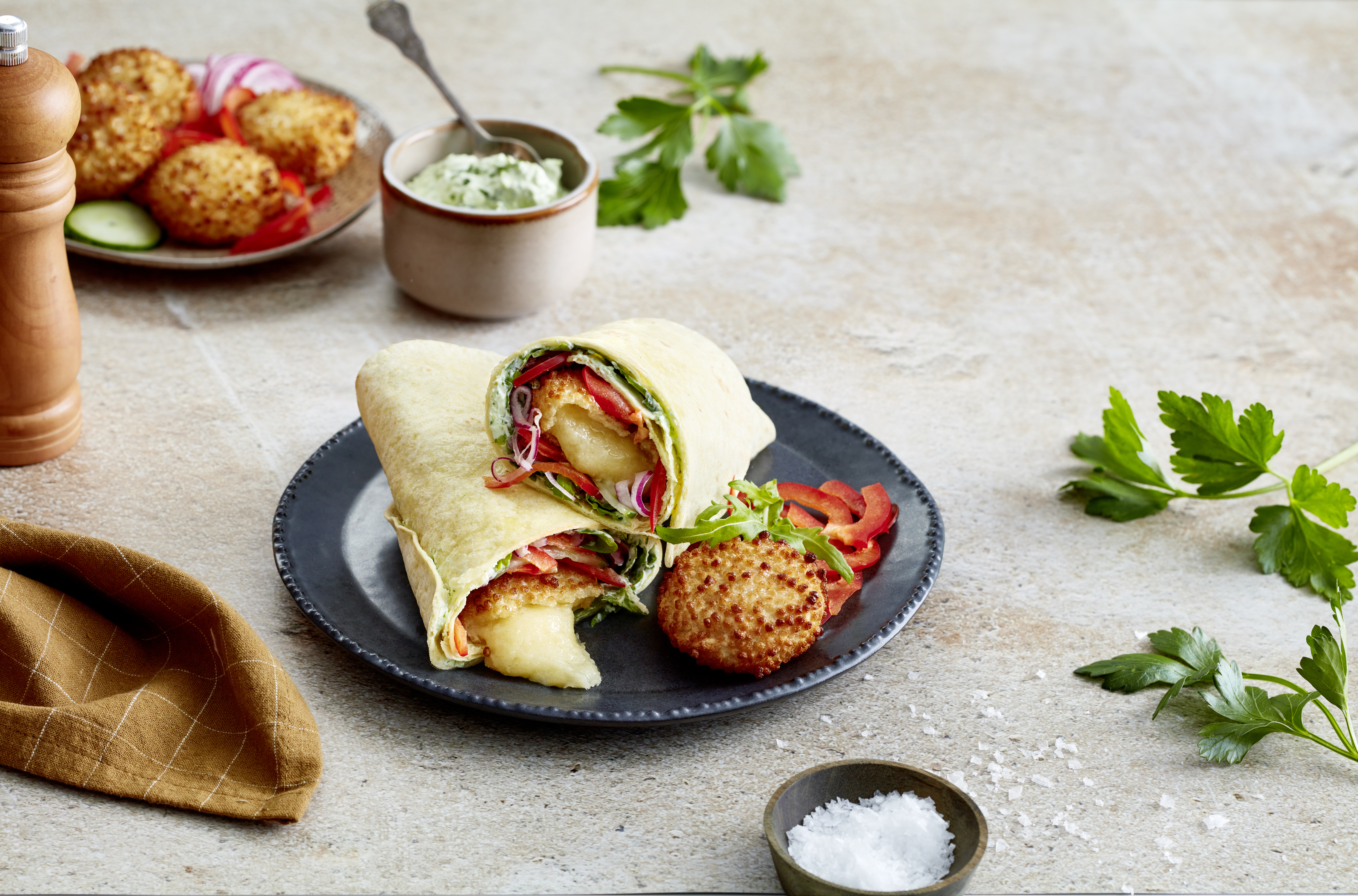 Leerdammer PR LRD KnusperMinis Veggie-Wraps0 - Ohne Packshot