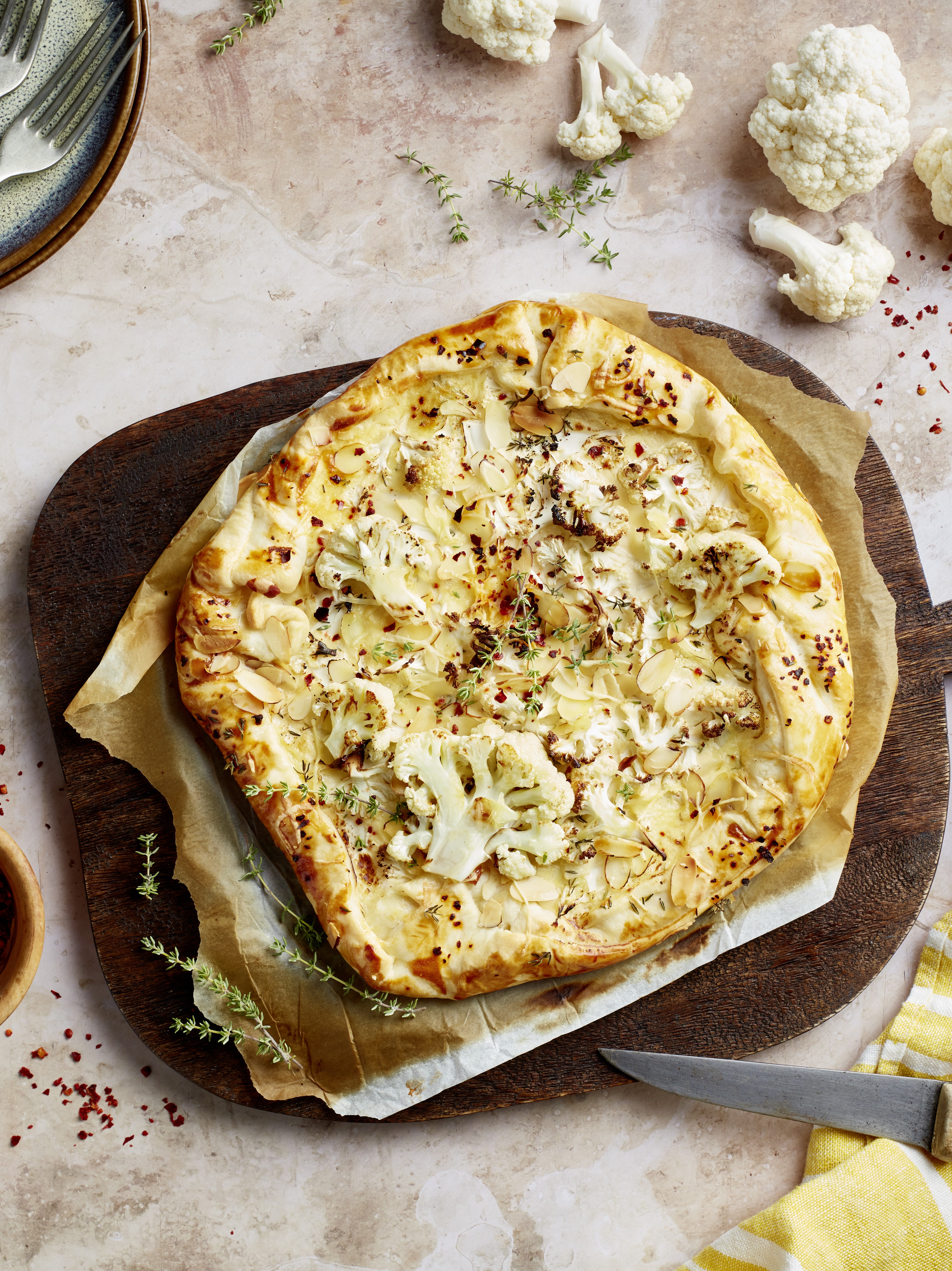 Blumenkohl-Käse-Galette 