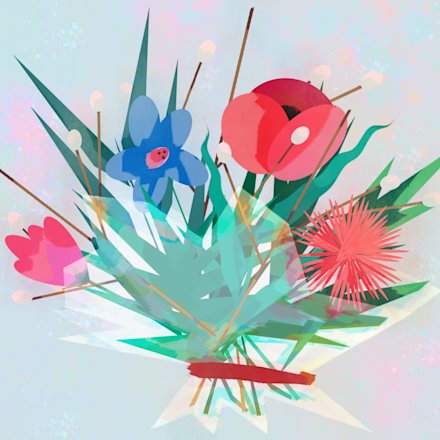 Birthday Card Flowers