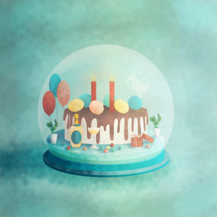 Birthday card Globe