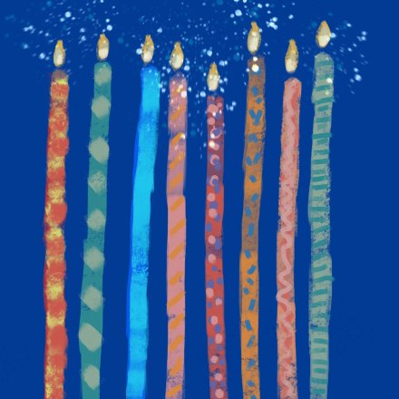 Birthday Card Candles