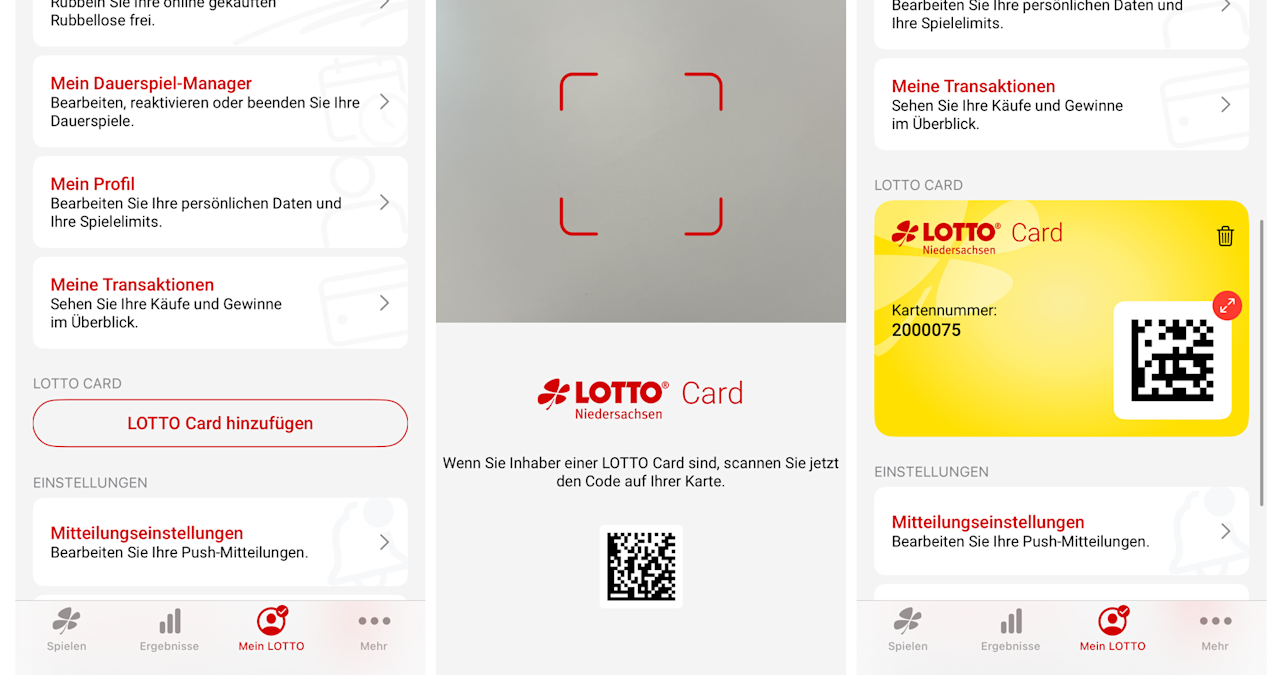 Grafik Digitale Kundenkarte App
