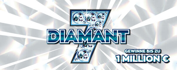 Rubbellos Diamant 7 – Gewinne bis zu 1.000.000 €