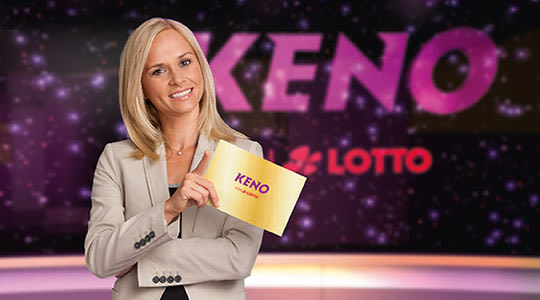 KENO Moderatorin Annett Fleischer im Studio