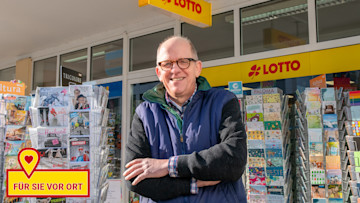 Für Sie vor Ort – Arnos „Lotto PresseCentrum“