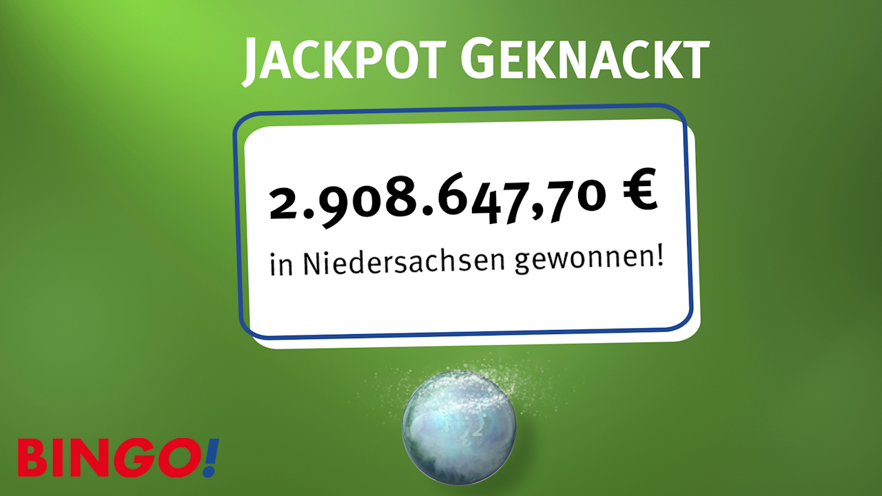 BINGO!-Jackpot im Landkreis Goslar geknackt.