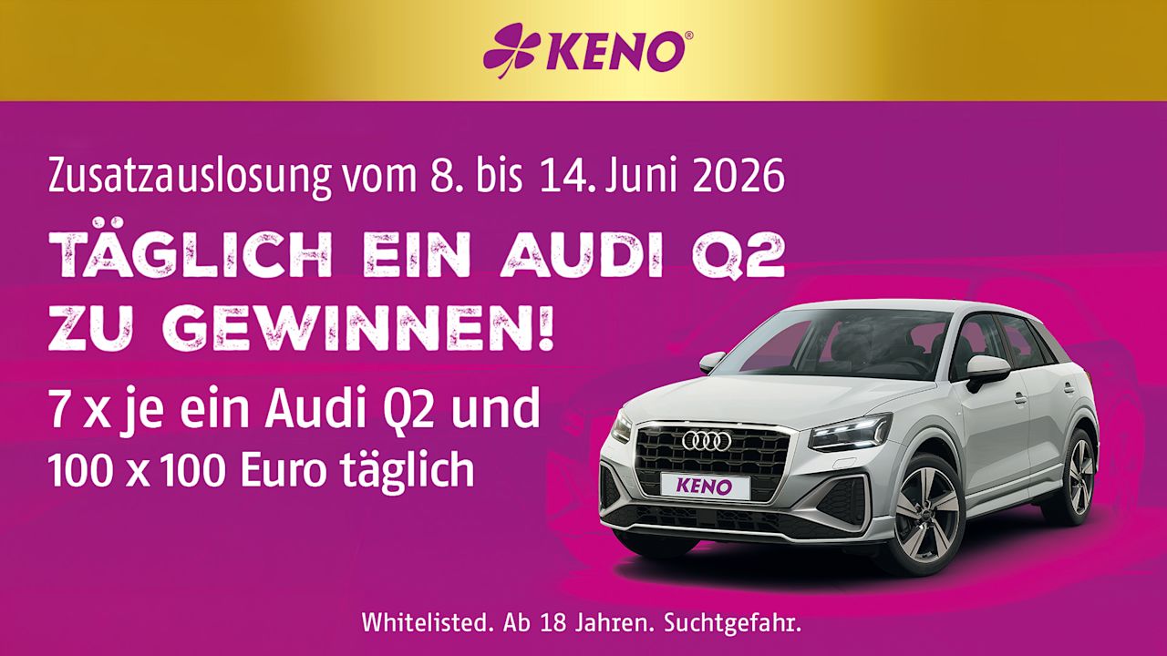 KENO Zusatzauslosung Juni 2026