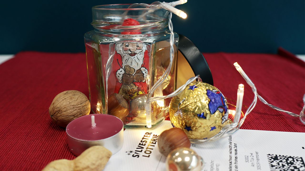 App-Grafik: Weihnachten im Glas